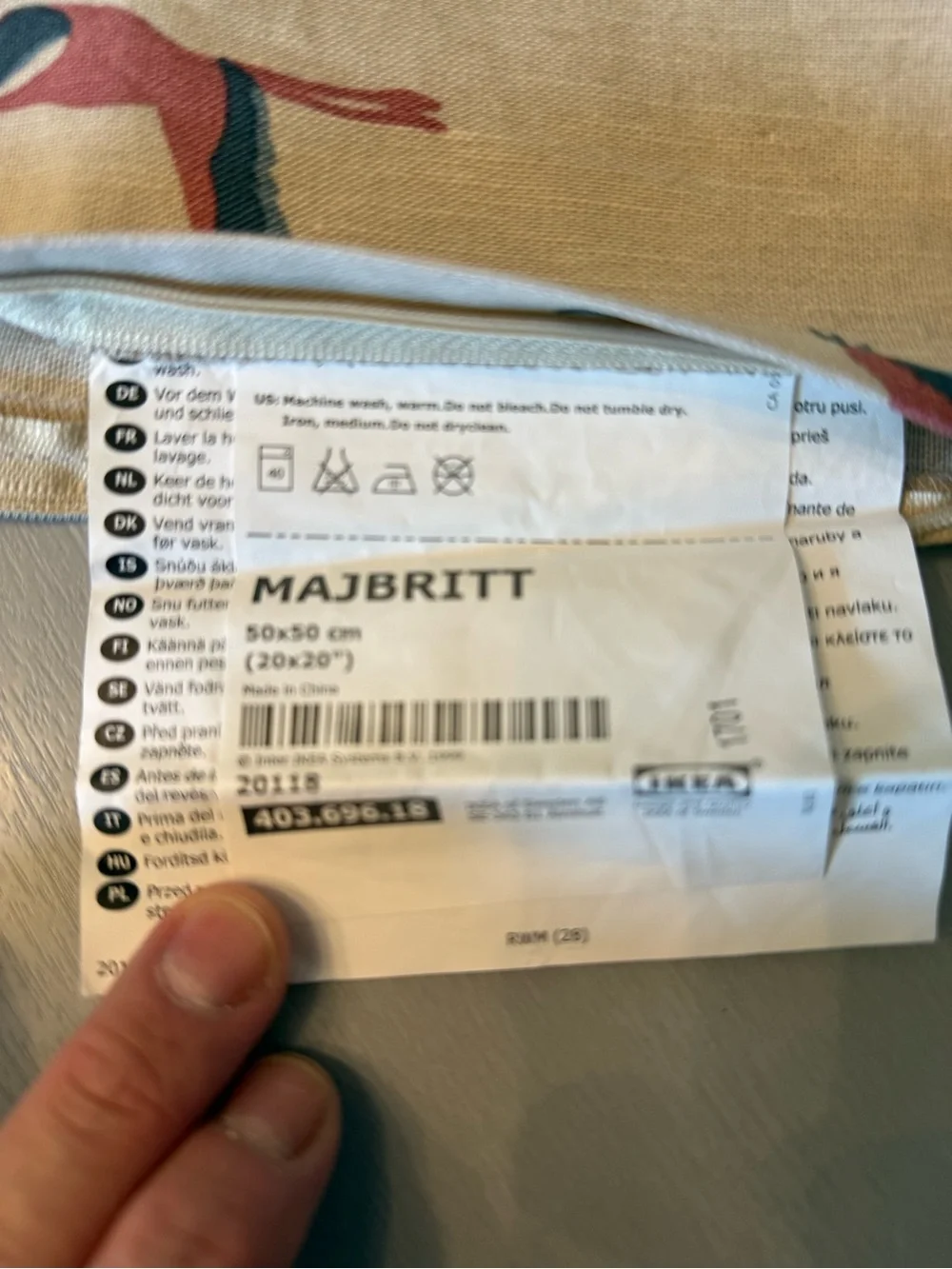 IKEA pillow cover